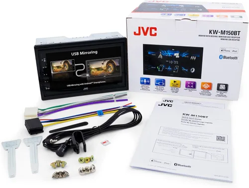 Miniatura 6 de JVC KW-M150BT Receptor estéreo Bluetooth para automóvil con puerto USB - Pantalla táctil de 6.75 pulgadas - Radio AM/FM - Reproductor de MP3 Doble