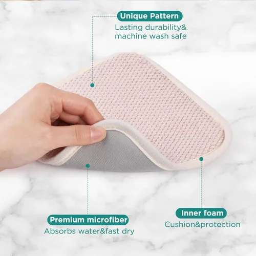 Miniatura 3 de GeeRic Tapete de microfibra para secar platos, almohadilla de secado de platos de cocina súper absorbente para el día de la independencia, tapetes