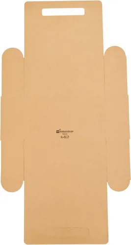 Miniatura 27 de Restaurantware Bio Tek - Loncheras de papel de 8.75 x 4.25 x 8 pulgadas con asas, 100 recipientes desechables de papel kraft para alimentos