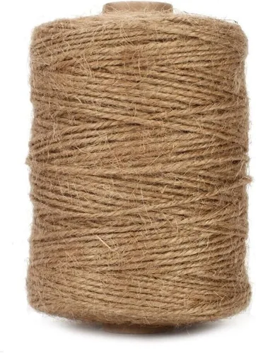 Miniatura 11 de Tenn Well Hilo de yute natural, 300 metros, cuerda de yute de 2 mm para manualidades y jardinería, hilo de yute marrón para envoltorios de regalo