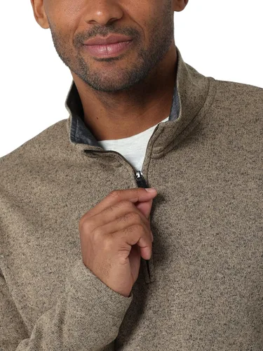Miniatura 3 de Wrangler Authentics - Sudadera para hombre (forro polar, cierre de cremallera)