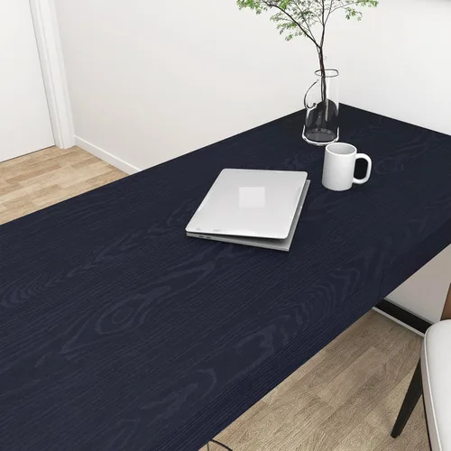 Miniatura 4 de Decotalk Papel de contacto de madera, papel de contacto de grano de madera, papel de contacto de grano de madera, papel tapiz azul marino de 17.7 x