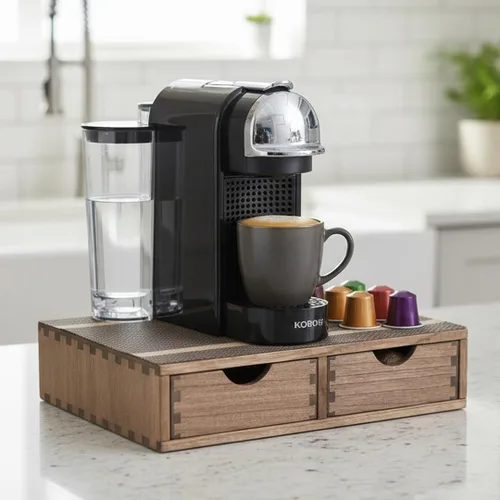 Miniatura 2 de DDYURI Cajón Organizador de Almacenamiento para Cápsulas de Café - Organizador de Escritorio Multifuncional con Cajones Para Cápsulas K de Cafetera