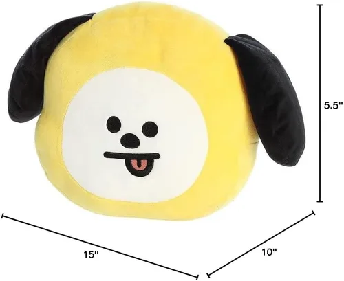 Miniatura 2 de Aurora Lovable BT21 CHIMMY - Animal de peluche, diversión coleccionable, adorable belleza, amarillo, 15 pulgadas