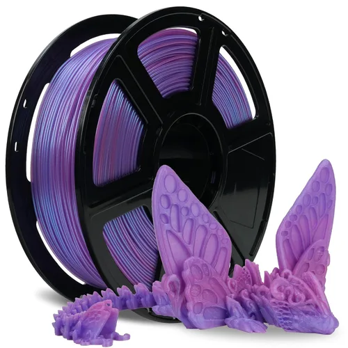Miniatura 19 de FLASHFORGE High Speed Chameleon PLA Multicolor Púrpura Abisal, Impresión Rápida Máx 500 mm/s, Filamento PLA con Cambio de Color 1.75 mm, Cambia