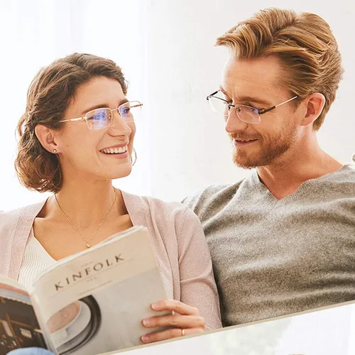 Miniatura 7 de Lentes de lectura progresivos multifocal, bloqueo de luz azul, multifocales, para hombres y mujeres