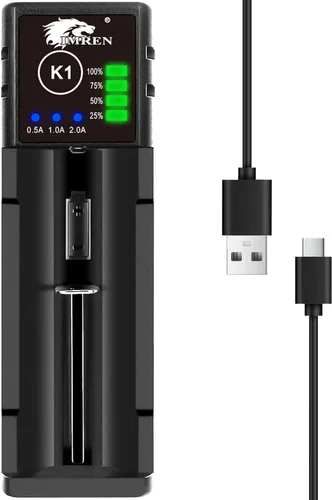 Cargador de batería 18650, cargador de batería 21700 para batería recargable de iones de litio de 3.7 V 18650 26650 21700 18500 18350 14500,