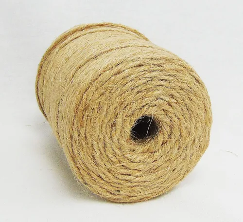 Cordel de yute natural | 3 capas de 500 pies | Cuerda de yute para usos domésticos, embalaje, suministros de arte y manualidades, regalos,