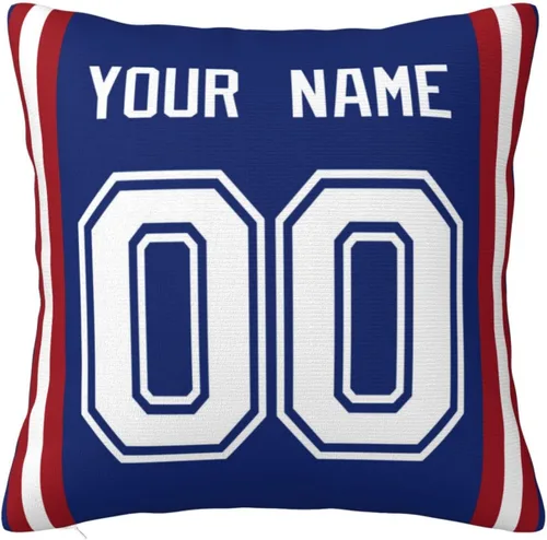Miniatura 16 de Fundas de almohada personalizadas decorativas con nombre y número, fundas de almohada cuadradas para sofá, dormitorio, silla de automóvil