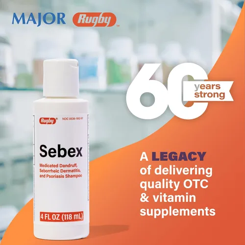Miniatura 6 de Rugby Sebex - Champú medicado para la caspa para mujeres y hombres, 2% de azufre y 2% de ácido salicílico, champú anticaspa, ayuda con los síntomas