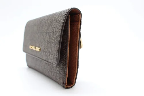 Miniatura 6 de Michael Kors - Cartera de viaje para mujer tamaño grande con tres pliegues