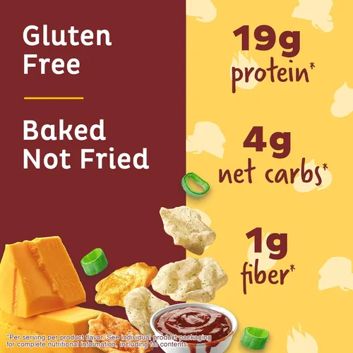 Miniatura 4 de Quest Nutrition Chips de proteína, barbacoa, 0.78 oz de proteína, 0.11 oz de carbohidratos netos, 130 cals, bolsa de 1.1 onzas, 1 unidad, alto