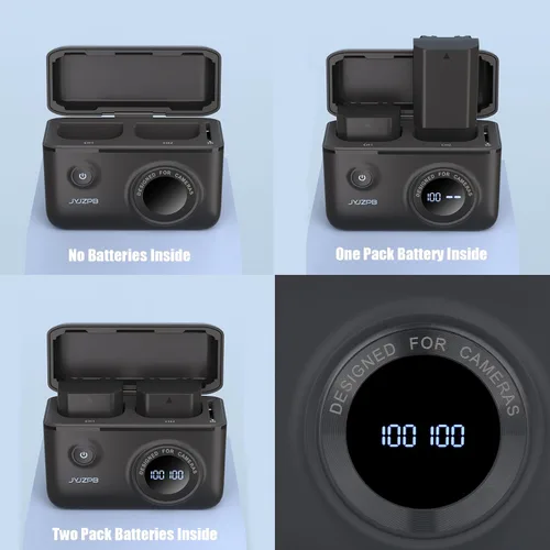 Miniatura 8 de JYJZPB Paquete de 2 baterías NP-FZ100 y cargador de batería rápido compatibles con cámaras Sony A7III, A7IV, A7R III, A7R IV, A9, A9II, Alpha 9S