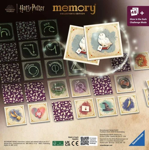Miniatura 2 de Ravensburger Juego de memoria de coleccionista de Harry Potter, pares de fotos a juego para niños a partir de 6 años