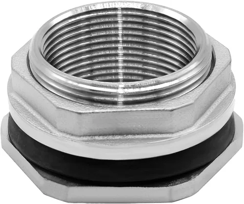 Miniatura 7 de Beduan Conector de Tanque de Agua de Mamparo Hembra de 1/2" de Acero Inoxidable Thru-Hull (Paquete de 5)