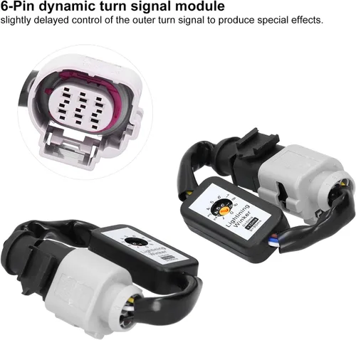 Miniatura 6 de Kit de arnés de adaptador de señal de giro dinámico de luces traseras LED para Audi S5 B8.5 B9 2012-2019
