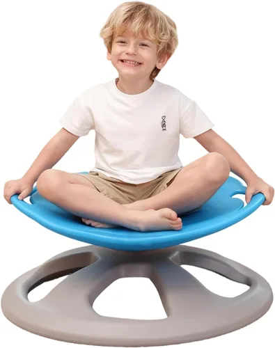 Miniatura 12 de BABAMU Juguetes sensoriales para niños con autismo, productos sensoriales para autismo, para sentarse y girar, juguetes para autismo, silla Rojo +