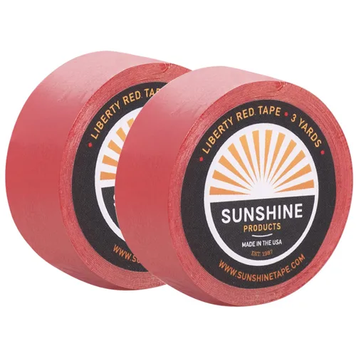 Miniatura 10 de Sunshine Tape Paquete de 3 rollos de cinta adhesiva para peluca, 3/4 pulgadas x 36 yardas, doble cara, grado médico, cinta de tupé y peluca