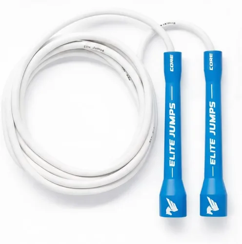 Miniatura 13 de Elite Jumps Cuerda de saltar Core – Cuerda de saltar ajustable para interiores y exteriores para entrenamiento y fitness – Cuerda de saltar de PVC