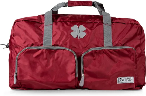 Lucky Travel - Bolsa de lona de 65 L, bolsa de gimnasio y bolsa de lona para hombres, bolsa plegable para mujeres y hombres con correa de hombro