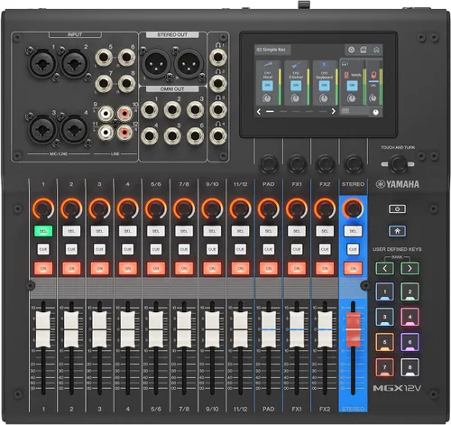 Miniatura 22 de Mezclador estéreo compacto de 6 entradas Yamaha MG06, Negro
