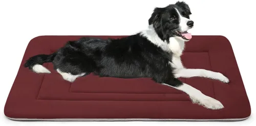 Miniatura 20 de Cama para perro, alfombrilla suave para cama de perro, 36 pulgadas, parte inferior antideslizante, lavable para perros medianos y grandes, colchón