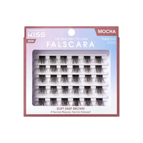 Miniatura 19 de KISS FALSCARA - Pestañas postizas WISPS, paquete múltiple, bambi, bricolaje, naturales, ultra glamorosas, invisibles, reutilizables 3x, construibles