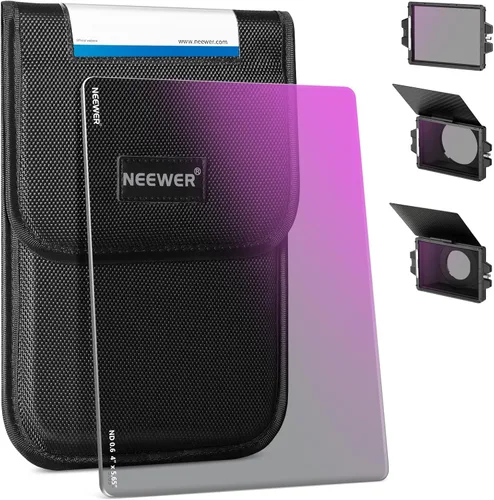Miniatura 14 de NEEWER Filtro ND cuadrado ND0.3 (1 parada), 4"x5.65" filtro de densidad neutra de cine con revestimiento multicapa nano de 30 capas de doble cara