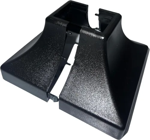 Miniatura 3 de Faldón de poste entrelazado de 1 pulgada, cubierta de base de poste de cubierta, brida de poste, 3.5 x 3.5 pulgadas para placa base de 4 pulgadas