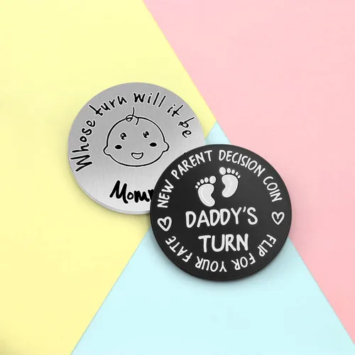 Miniatura 6 de 2 piezas de regalos de decisión para padres nuevos, regalo de embarazo para mamá por primera vez, regalo de revelación de género para bebés, baby
