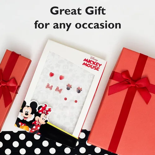 Miniatura 6 de Disney Mickey and Minnie Mouse Fashion Stud Earring Set - 345 Pairs Per Set