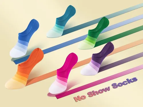 Miniatura 2 de IDEGG Calcetines invisibles para mujeres y hombres, de corte bajo al tobillo, cortos, antideslizantes, atléticos, para correr, novedosos