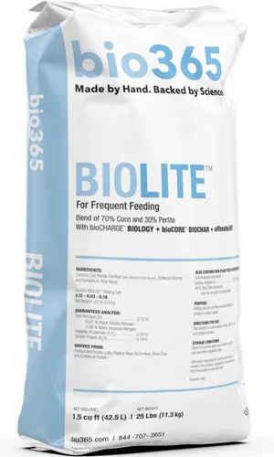 Miniatura 11 de BIOBLEND - Mezcla de tierra para macetas de alta porosidad, bolsa de 1.5 pies cúbicos – Coco, turba musgo y perlita medio de cultivo con biocarbón