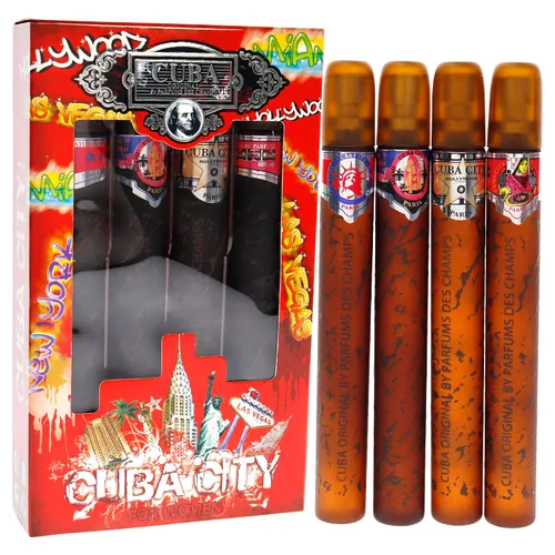 Miniatura 3 de Cuba Cuba City - Juego de regalo de 4 piezas de 1.17 onzas para mujer, 1.17 onzas, 1.17 onzas, New York (I0075457) para mujer