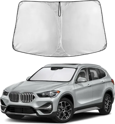 Miniatura 197 de Econour Parasol para parabrisas compatible con Honda Civic 2016-2021, protector de parasol plegable para ventana, bloquea los rayos UV y mantiene tu