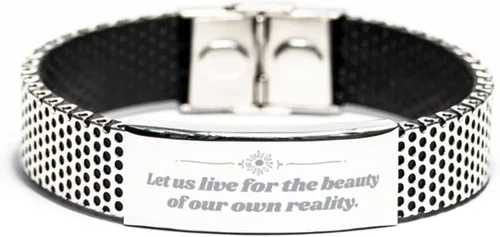 Power of True Beauty Bracelet Motivation Quote Bracelet for Women Daughter Friends Mindset of Beauty Beauty Quotes Rise Beauty Self Esteem