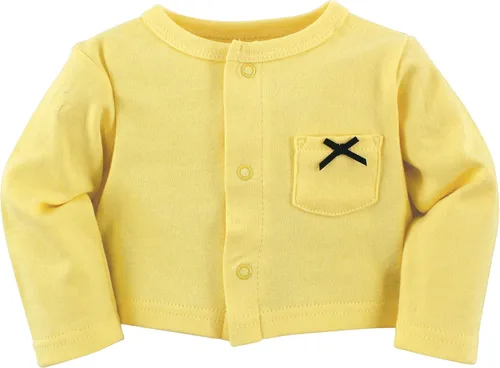 Miniatura 4 de Hudson Baby - Conjunto de vestido y cárdigan de algodón para bebé