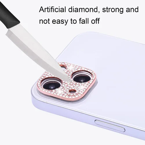 Miniatura 7 de Wisdompro [Paquete de 2] Protector de lente de cámara brillante para iPhone 13 de 6.1 pulgadas, para iPhone 13 Mini de 5.4 pulgadas, accesorios