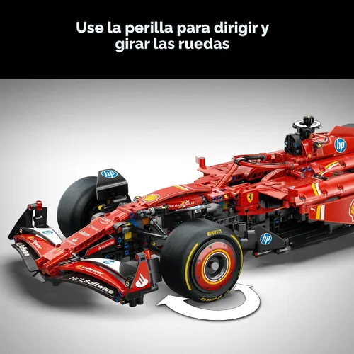 Miniatura 5 de LEGO Technic Ferrari SF-24 F1 - Kit de construcción para adultos, mayores de 18 años con características realistas, manualidades de bricolaje