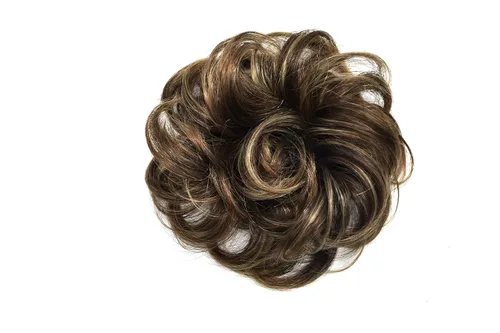 Miniatura 18 de Extensiones de cabello sintético para mujeres y niñas (1# negro azabache)