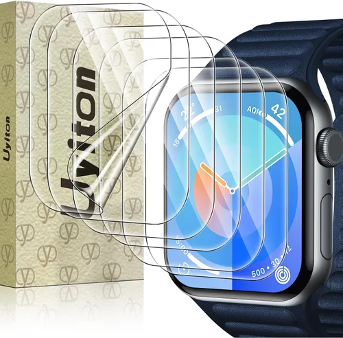 Miniatura 9 de Uyiton Protector de pantalla para Apple Watch Series 3/2/1 de 1.496 pulgadas, repuesto de grado militar, protector de pantalla de TPU para iWatch