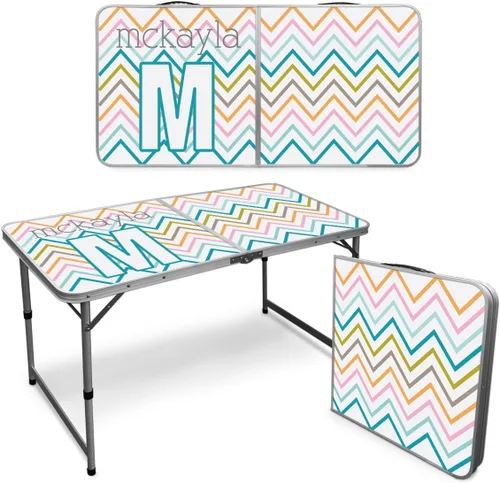 Miniatura 5 de Infusion Mesa plegable prémium personalizada de 4 pies para artes y actividades