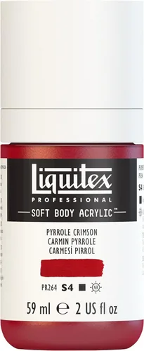 Miniatura 109 de Liquitex Professional Soft Body - Pintura acrílica, botella de 2 onzas (59 ml), blanco titanio Titanio Blanco