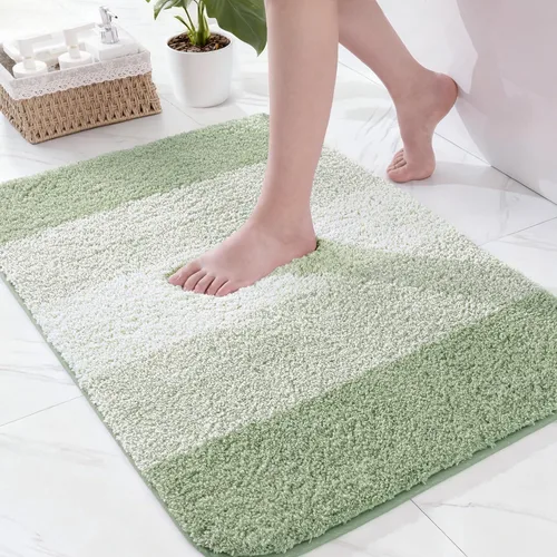 Miniatura 40 de Exclusivo Mezcla Tapetes de baño de 17 x 24 pulgadas, extra suaves, antideslizantes, absorbentes, de microfibra, lavables a máquina, de secado