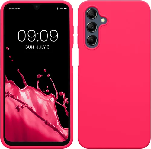 Miniatura 171 de kwmobile Funda Compatible con Samsung Galaxy A14 5G - Funda de teléfono de TPU y silicona con acabado suave - Verde Lima