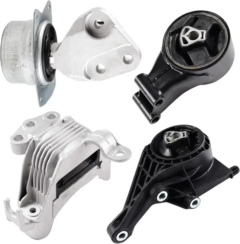Miniatura 8 de Juego de montaje de motor y montaje de transmisión compatible con Chevrolet Cruze 2011-2017 1.4L transmisión automática Paquete de 4 reemplazos #