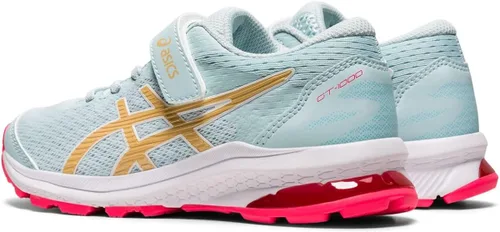 Miniatura 3 de ASICS Tenis de correr preescolar GT-1000 10 para niños Azul Patchwork