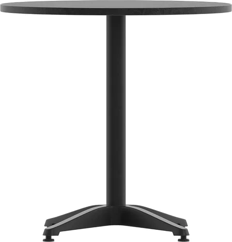 Miniatura 10 de Mesa circular de aluminio con base para interiores y exteriores, Multicolor