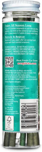 Miniatura 3 de Scentsicles - Varillas aromáticas de adorno de otoño y manzanas, 1 botella (6 varillas en total)