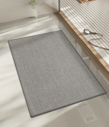 Miniatura 20 de chakme Alfombras de Baño 24x17, Alfombra de Baño Ultra Delgada Antideslizante Pequeña de Secado Rápido Absorbente para Piso de Baño